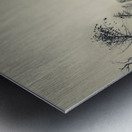 Grey winds bellow  Metal print