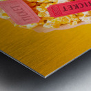 Movie time Metal print