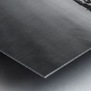 Dramatic sea dunes Metal print