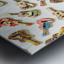 A visual play in music Metal print