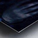 Scary zombie looking gravely ill. Monster disease Metal print