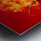 Forking hot food Metal print