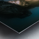 High fashion female mystery dancer Metal print