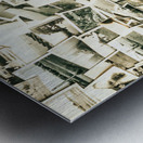 Old business wires Metal print