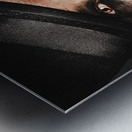 Dark face of fear. Fright night Metal print