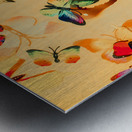 Group of Butterflies with Colorful Wings Metal print