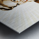 Retro strength Metal print