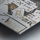 Token luck  Metal print