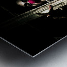 Scary Clown Clawing Window Metal print