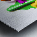 Modern rainbow art Metal print