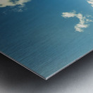 Vertical plains Metal print