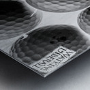 Golf round Metal print