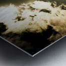 Young Man In Silhouette Sitting In The Sun Metal print