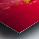 Burning red hot chili pepper. Mexican food Metal print