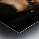 Irish man drinking beer on St Patricks Day Metal print