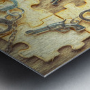 Piecing puzzles of a crime Metal print