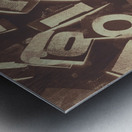 Newsprint journalism Metal print