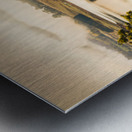 Pastel lake panorama Metal print