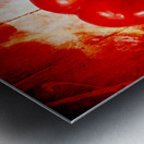 Kitchen red pepper art Metal print