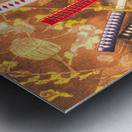 In samurai style Metal print