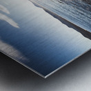 Beautiful rock covered coastline Metal print