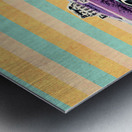 Comic Chevy Metal print