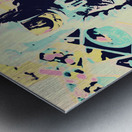 One small stamp for mankind Metal print