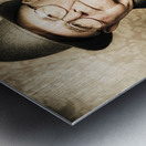 Astute fifties crime scene investigator Metal print