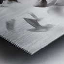 The running dollar collapse Metal print