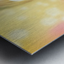 Pinup beauty in excited fashion abstract  Metal print