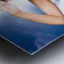 Navy Sailor Pinup Saluting Metal print