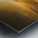 Golden glow Metal print