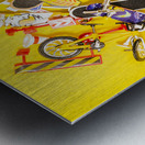 Stacks of fun Metal print