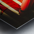 Danger bomb background Metal print