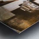 Gas and oil painting pinup  Metal print