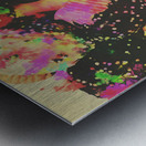 Rainbow color cupcakes Metal print