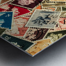 Stamping the royal mail Metal print