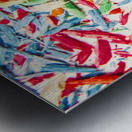 Artistic disruption Metal print