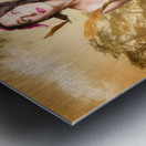 Fall fashion pinup Metal print