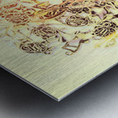 Shimmering sound Metal print