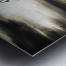 Senior Male Standing On A Pier Promenade Metal print