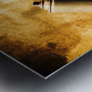 Spray can with army star graffiti Metal print