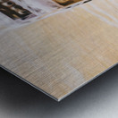 Shredded chocolate flakes fine art drawing Metal print