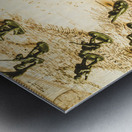 Staged world war Metal print