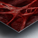 Halloween fine art portrait. Young vampire woman  Metal print