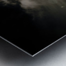 Road storm Metal print