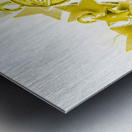 Golden galaxy Metal print