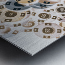 P-layout Metal print