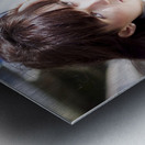 Pretty Young Fashion Model Metal print