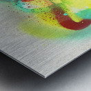 Crazy pin-up graffiti Metal print